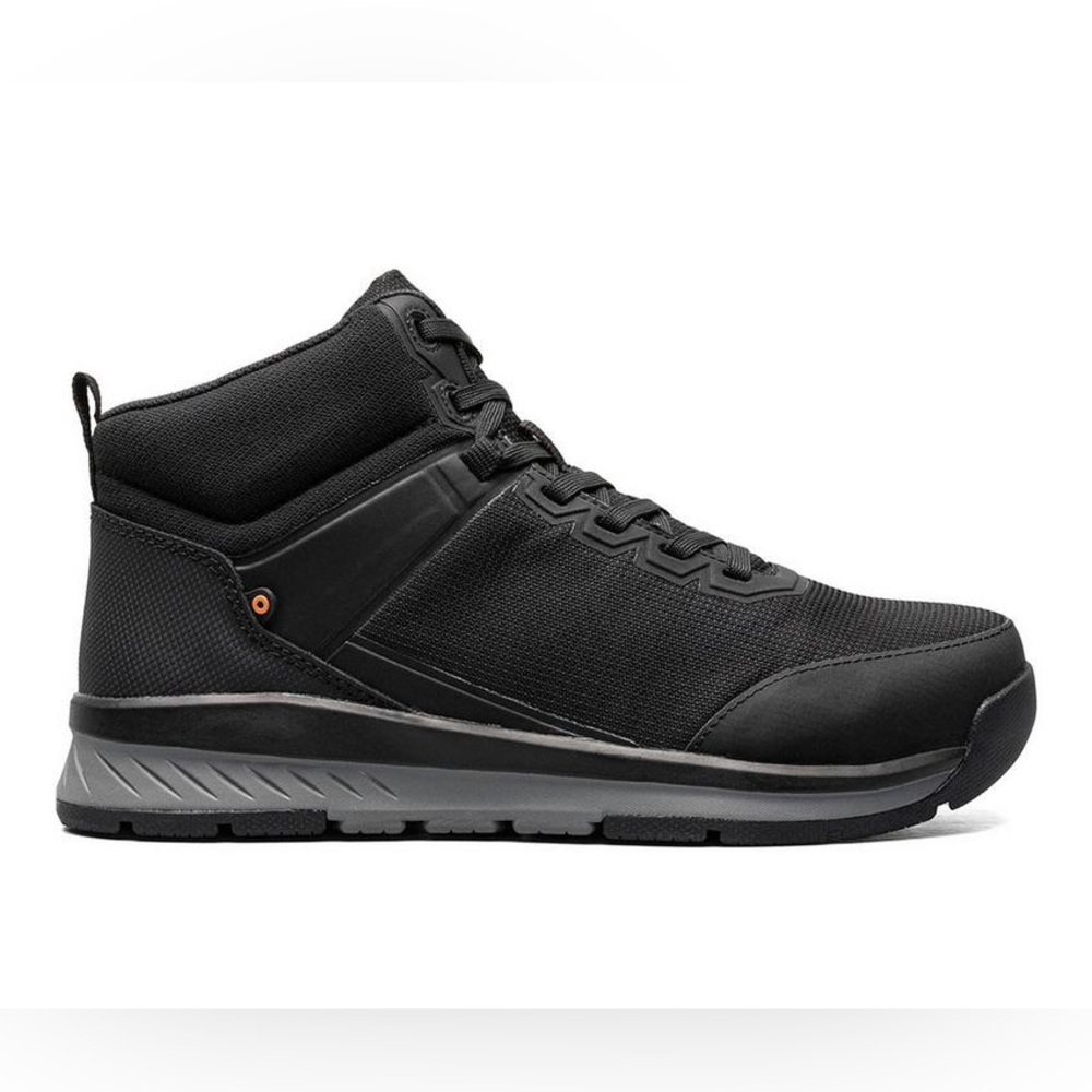 Bogs Slate Mid Waterproof Comp‎ Toe Black Boots 10
